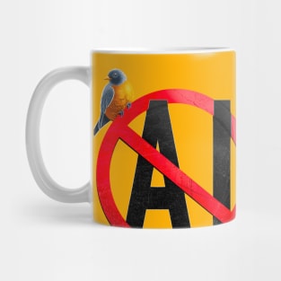 Robin says no to Art Robbin Mug